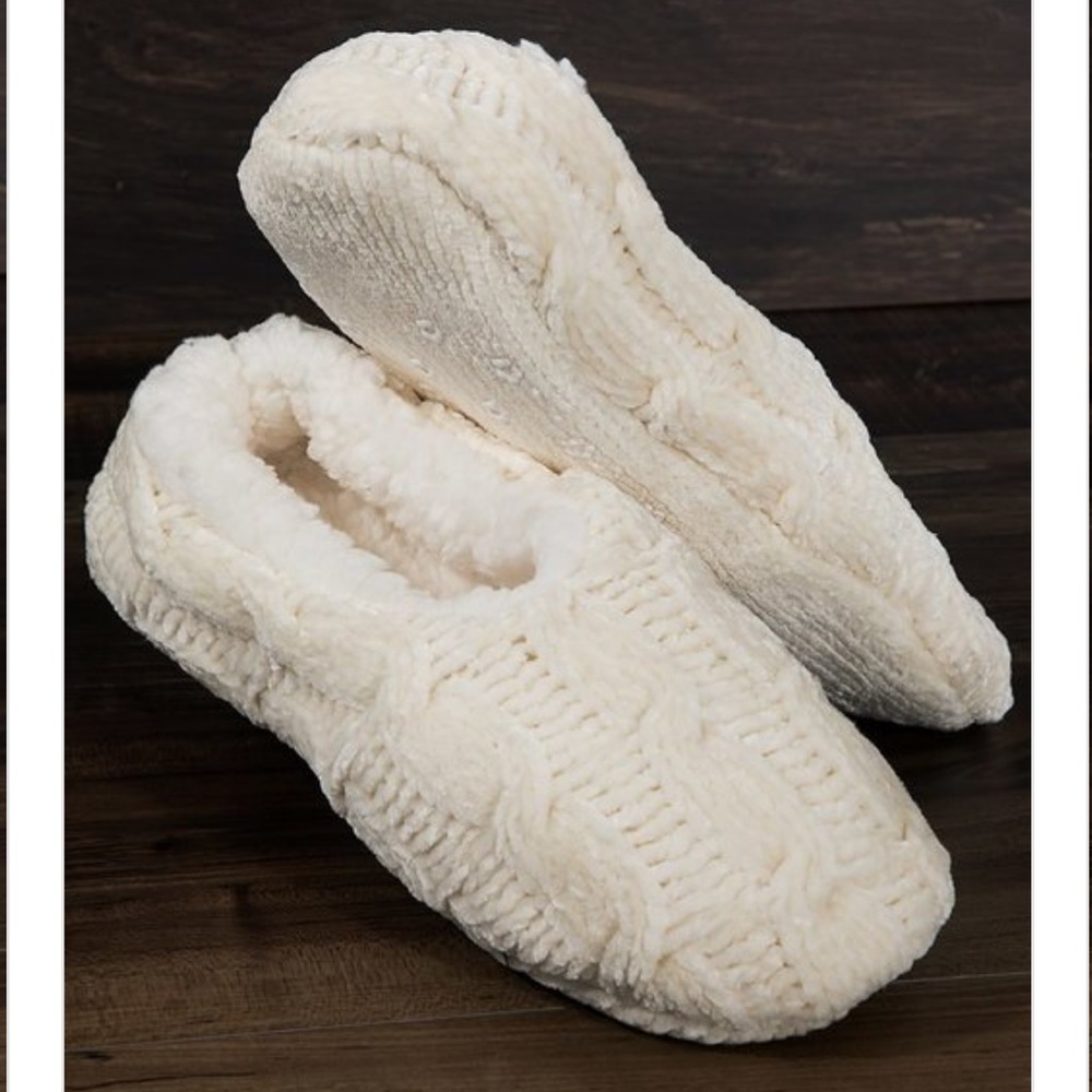 Fleece lined Chenille slippers Lilac - Picture 5 of 8
